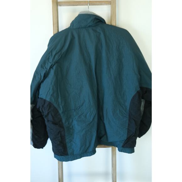 Vintage Pacific Trail Windbreaker WeatherProof Puffy Dark Green Jacket Men Large - Picture 6 of 9